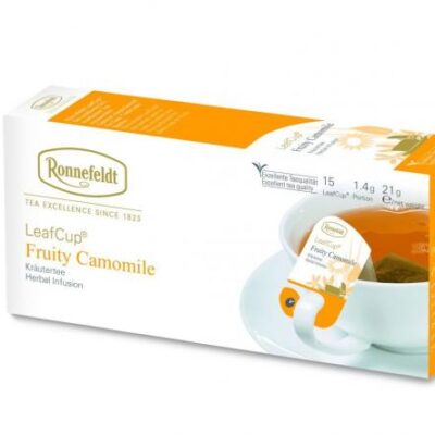 LeafCup® Žolelių arbata Fruity Camomile 15 vnt.