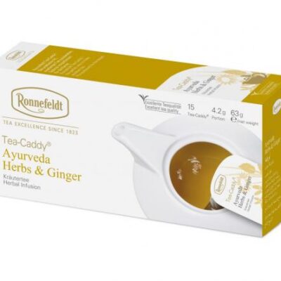 Tea Caddy® žolelių arbata Ajurveda Herbs & Ginger