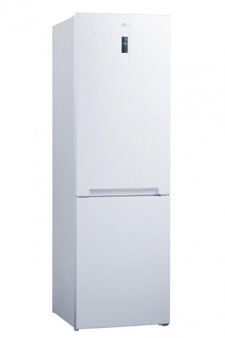 194 cm aukščio baltos spalvos šaldytuvas su šaldikliu apačioje Lord C7