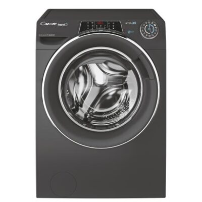 Antracito spalvos skalbimo mašina Candy  RO1484DWMCRT/1-S